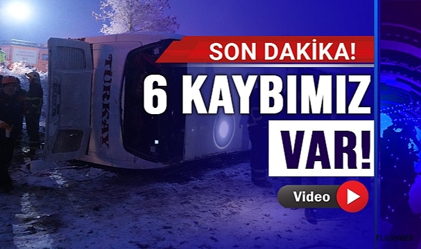 SİNOP OTOBÜSÜ KAZA YAPTI 6 ÖLÜ 33 YARALIMIZ VAR!