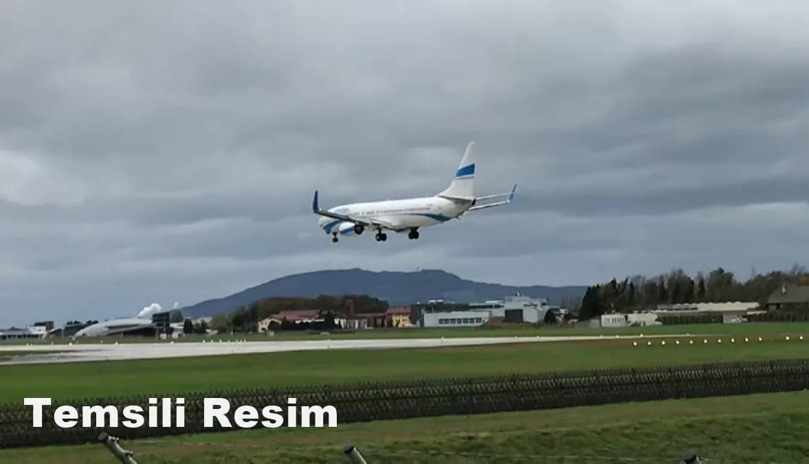 Sinop uçağı pisti pas geçti!…