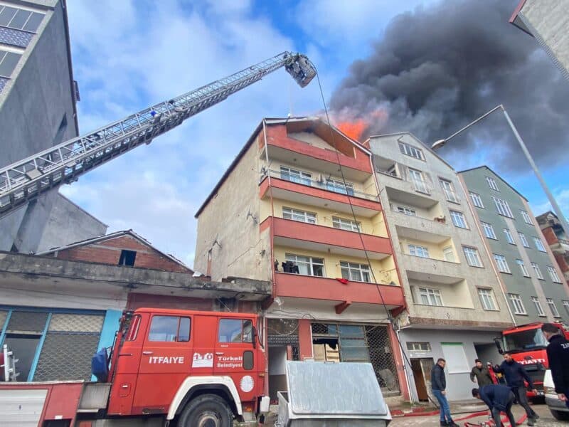 Türkeli’nde Korkutan Yangın…