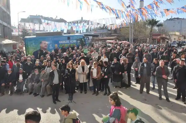 Bakan Uraloğlu, Gerze’de Hüseyin Yükseğe Tam Destek!…