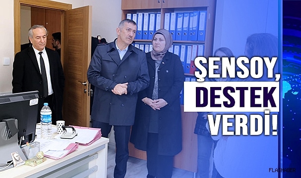 BAŞKAN ŞENSOY’DAN ADAYA DESTEK!