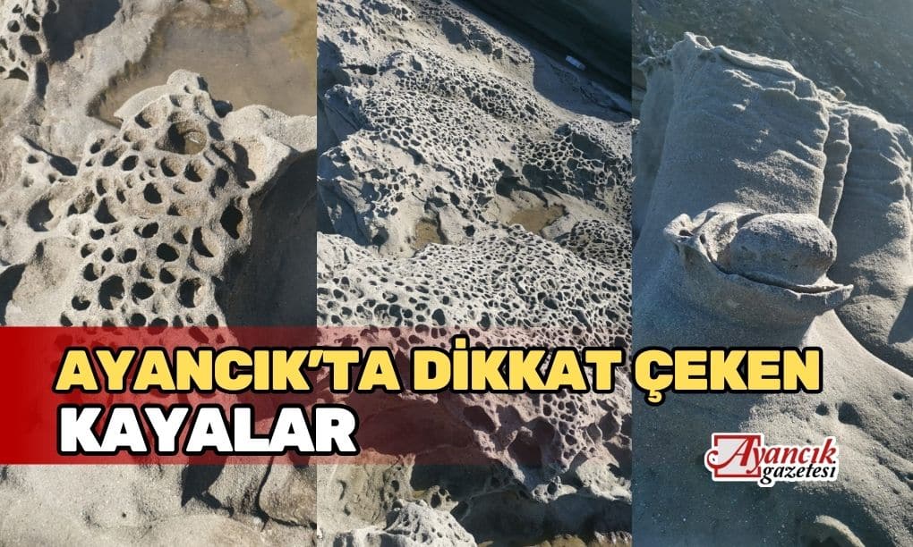 Ayancık’taki Bu Kayalar Dikkat Çekiyor