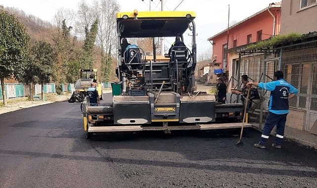Gölcük Selimiye Yolu Yeniden Asfaltlandı
