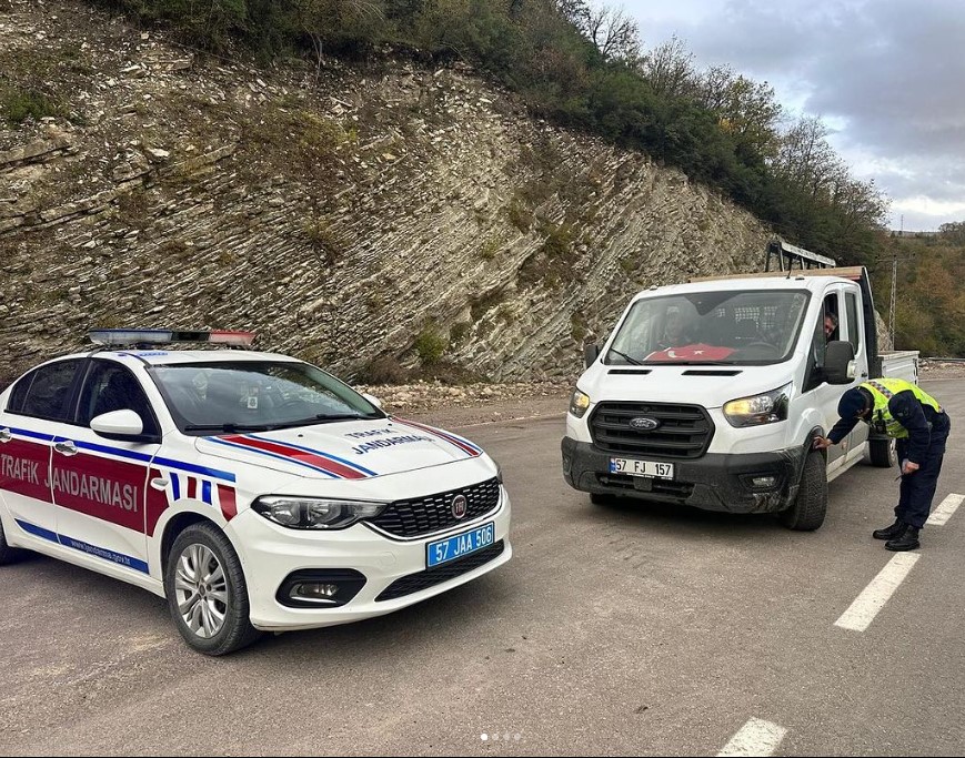 Ayancık'ta Trafik Denetimi