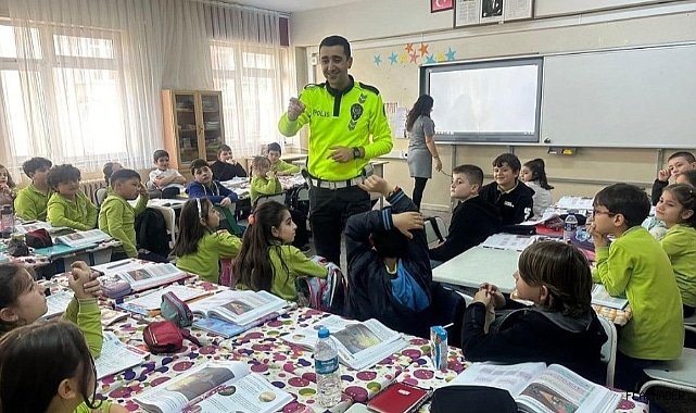 ÖĞRENCİLERE TRAFİK BİLİNCİ EĞİTİMİ!