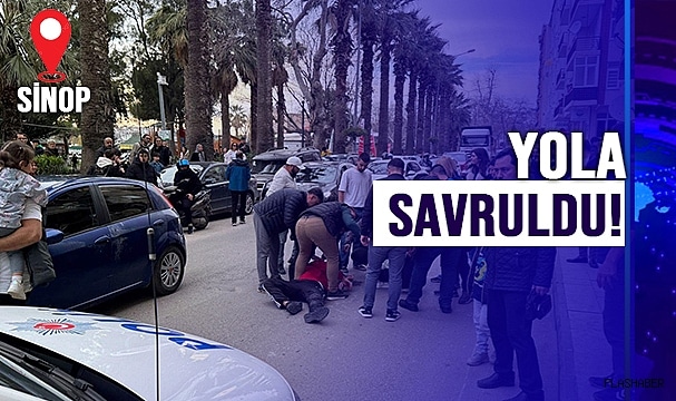 SİNOP’TA MOTOSİKLET KAZASI!
