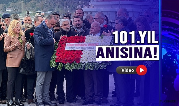 SİNOP’TA, MÜBADELENİN 101. YIL DÖNÜMÜ ANISINA DENİZE ÇELENK BIRAKILDI