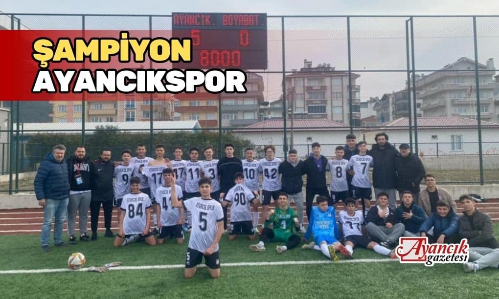 Ayancıkspor Lig Bitmeden Şampiyonluğu Garantiledi