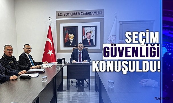 BOYABAT’TA ASAYİŞ TOPLANTISI!