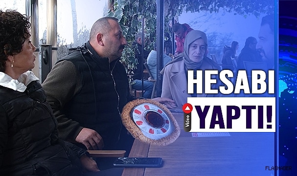 ÇAY VE SİMİTLE GÖNDERME YAPTI!