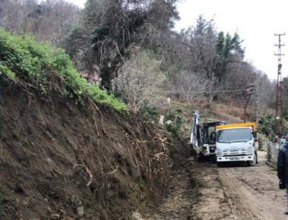 Denizciler Mahallesinde Yol Çalışması