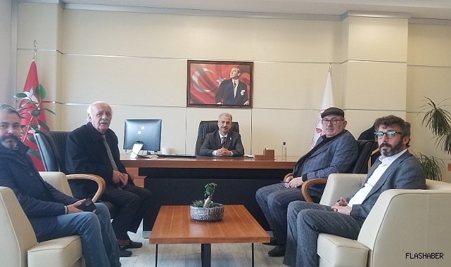 GAZETECİLERDEN MÜDÜR ARSLAN’A HAYIRLI OLSUN ZİYARETİ!