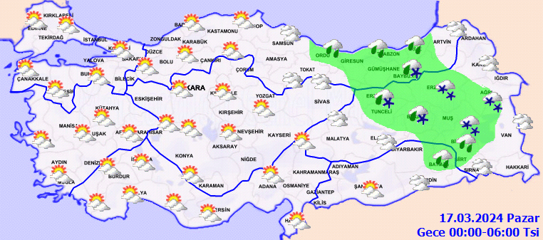 Bölgelere Göre Hava Durumu