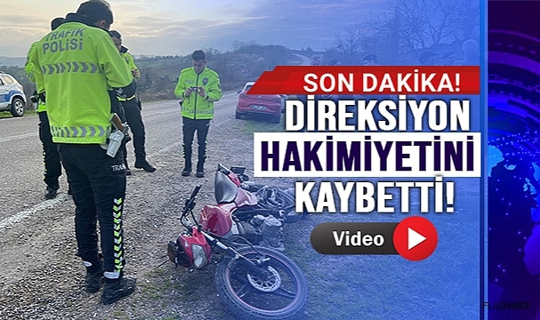 SİNOP’TA MOTOSİKLET KAZASI!