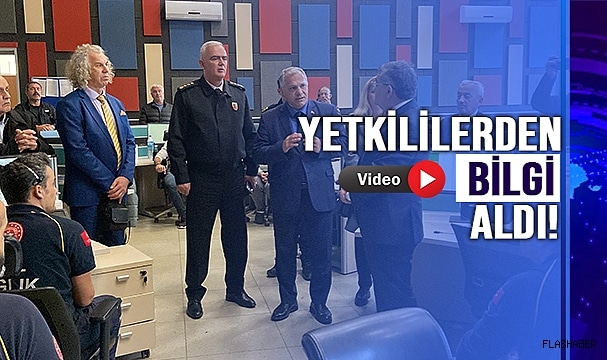 VALİ ÖZARSLAN’DAN 112 ACİL ÇAĞRI MERKEZİNE ZİYARET!