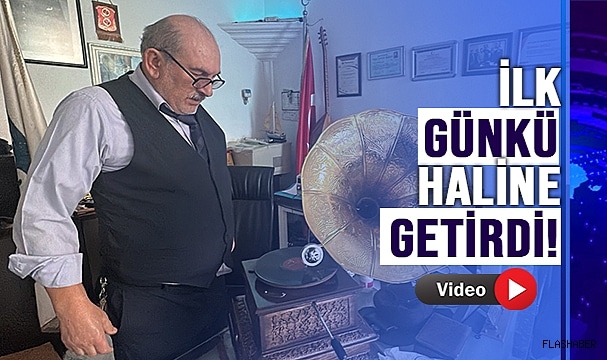 YAKLAŞIK 150 YILLIK GRAMAFONU TAMİR ETTİ!