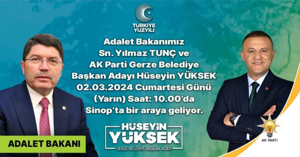 Yüksek, Adalet Bakanı ile bir araya geliyor…