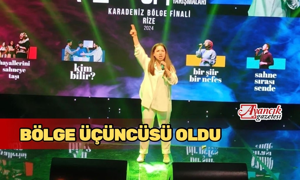 Bölge Üçüncüsü Oldu