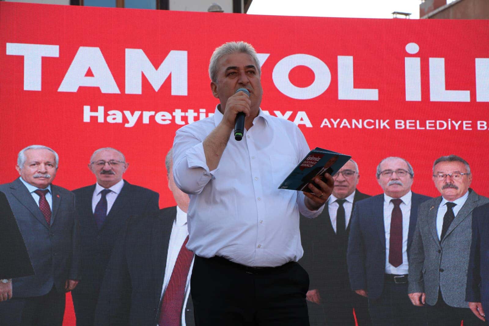 HAYRETTİN KAYA: PAZARYERİNE BAŞLIYORUZ
