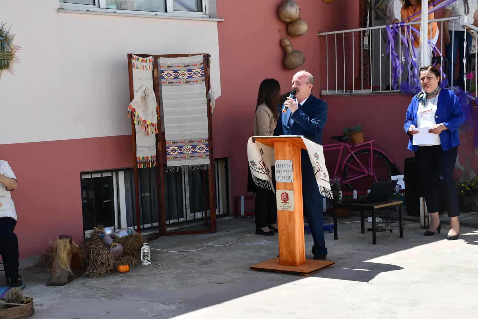 Ayancık'ta Keten Sergisi Gerçekleştirildi