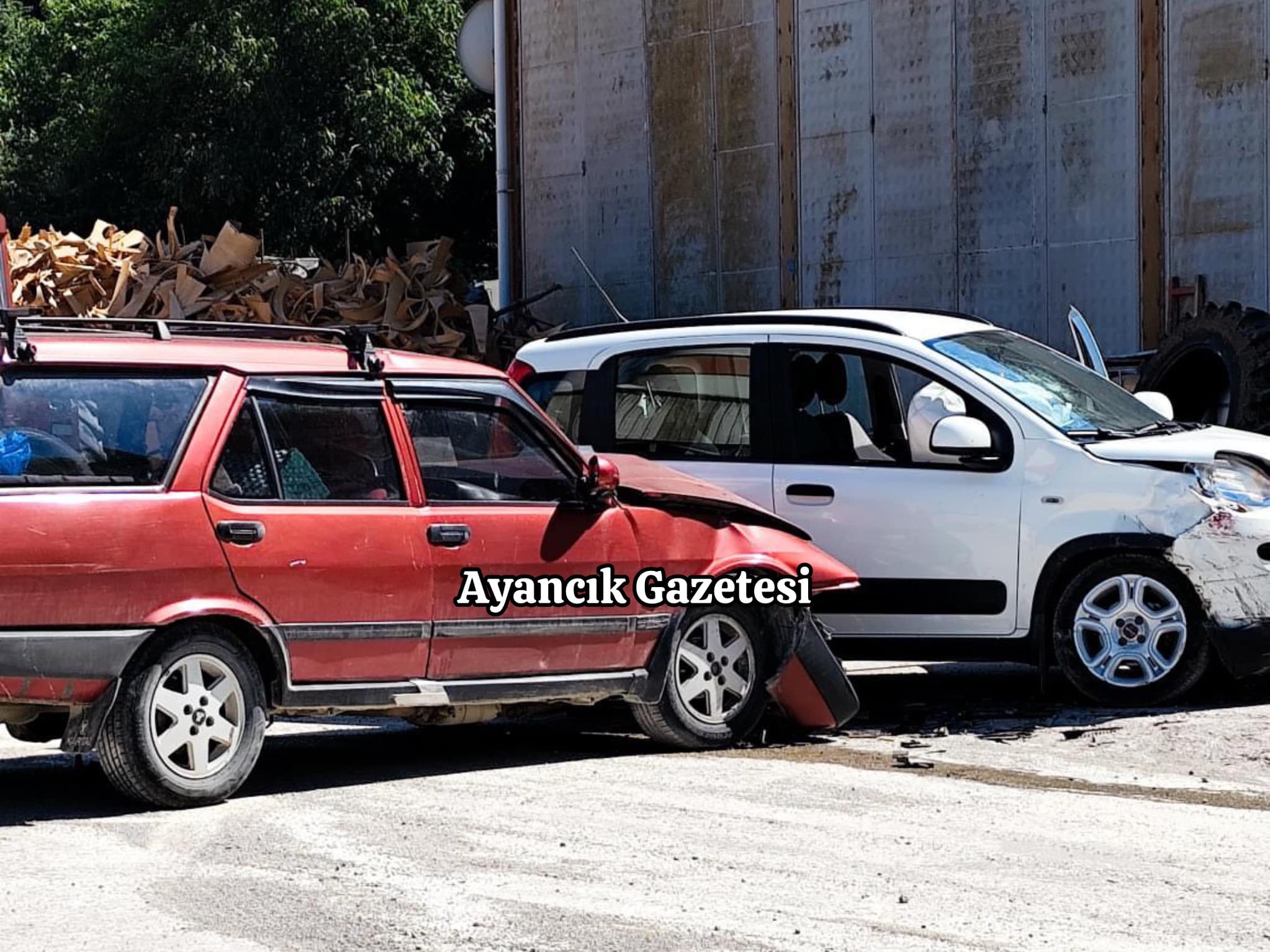Sanayi Sitesinde Trafik Kazası