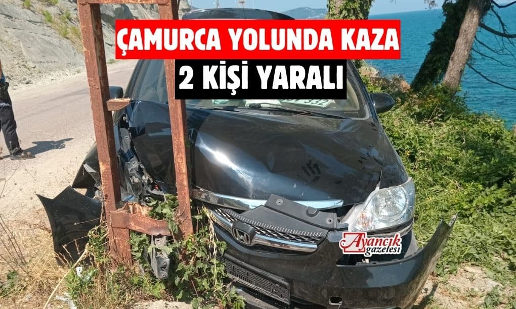 Çamurca Yolunda Trafik Kazası; 2 Yaralı