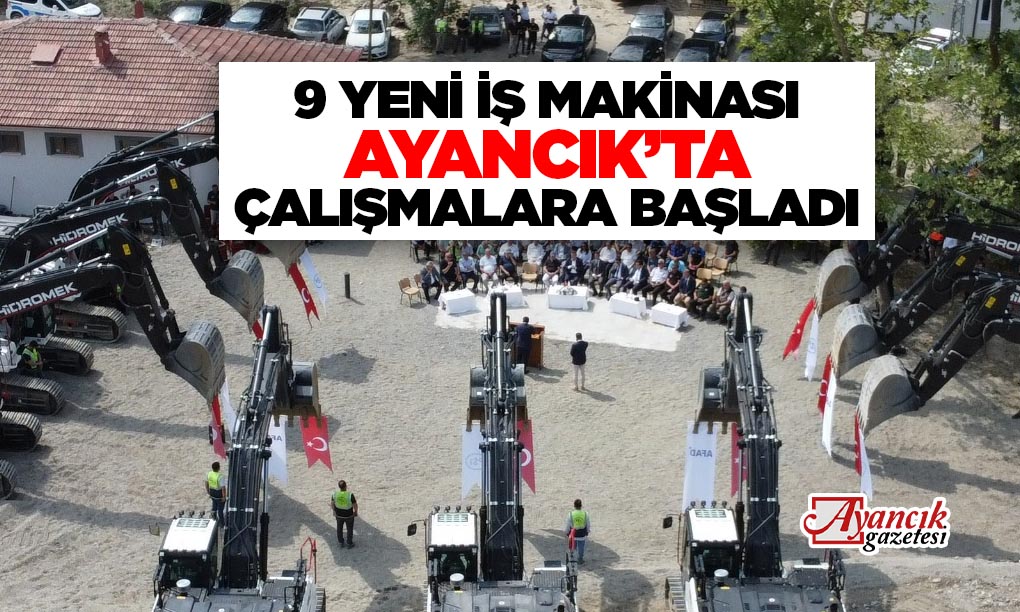 Ayancık’ta dere ıslahı çalışmaları start aldı