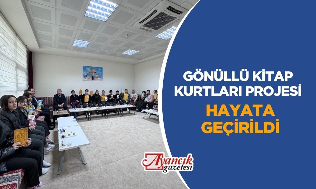 “Gönüllü Kitap Kurtları” projesi hayata geçirildi