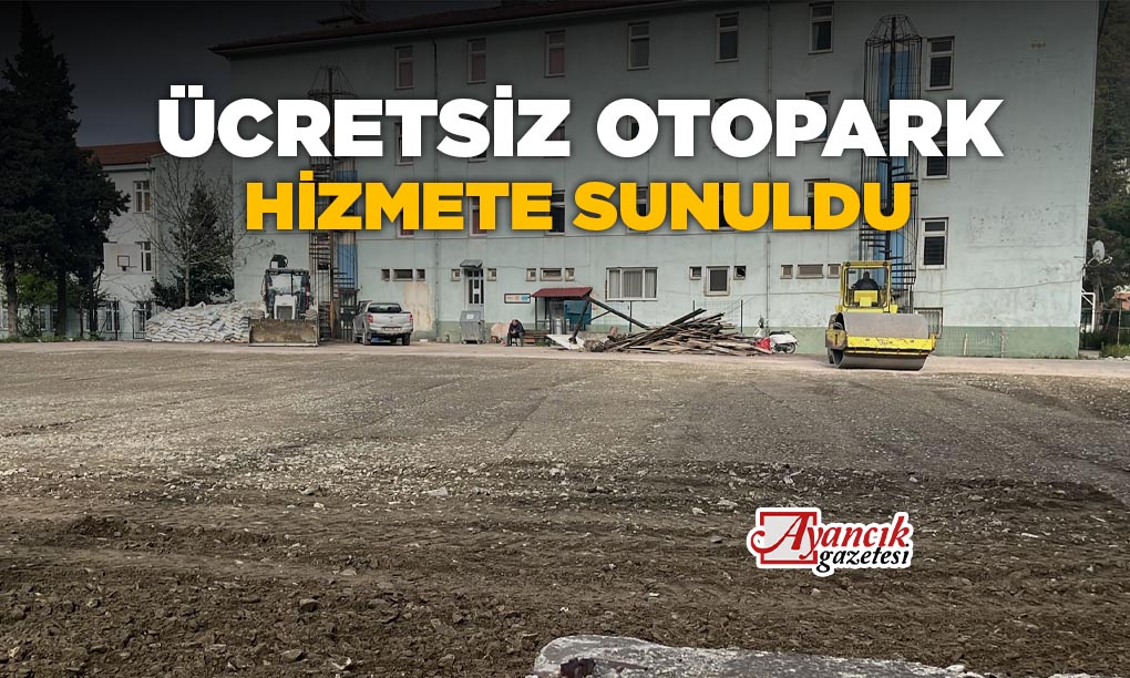 Ücretsiz otopark yapıldı