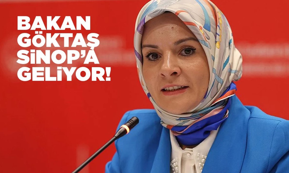 Aile ve Sosyal Hizmetler Bakanı Mahinur Özdemir Göktaş Sinop’a Geliyor