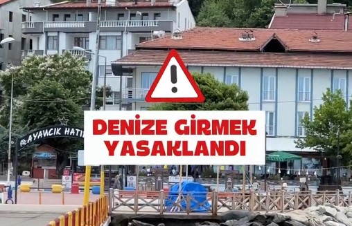 Ayancık’ta Denize Girmek Yasaklandı