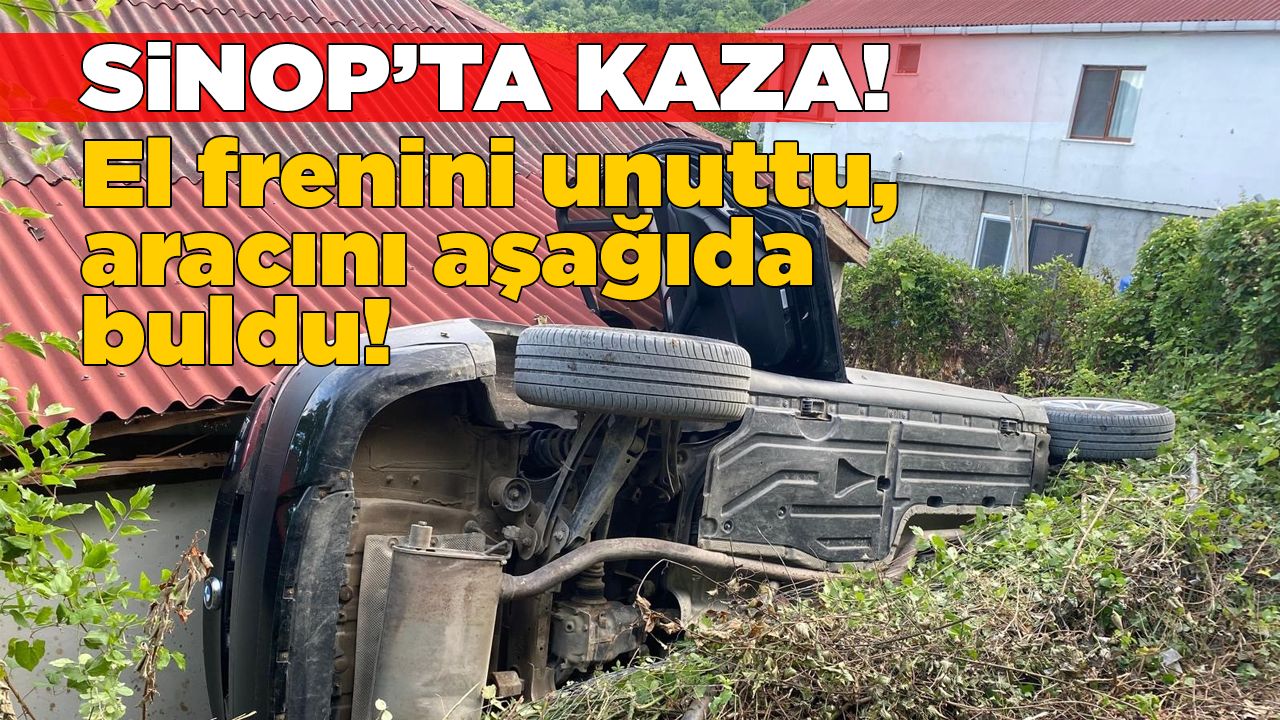 Ayancık’ta Şaşırtan Kaza