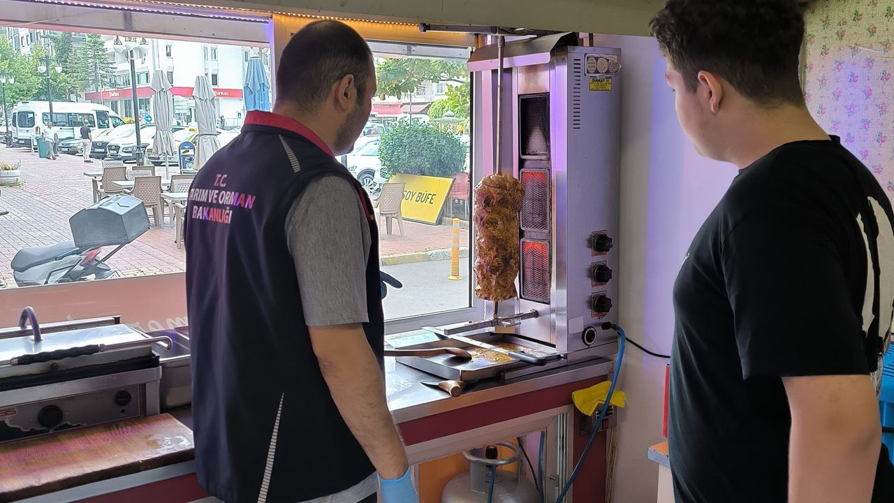Ayancık’ta Tavuk Döner Satış Noktalarına Denetim