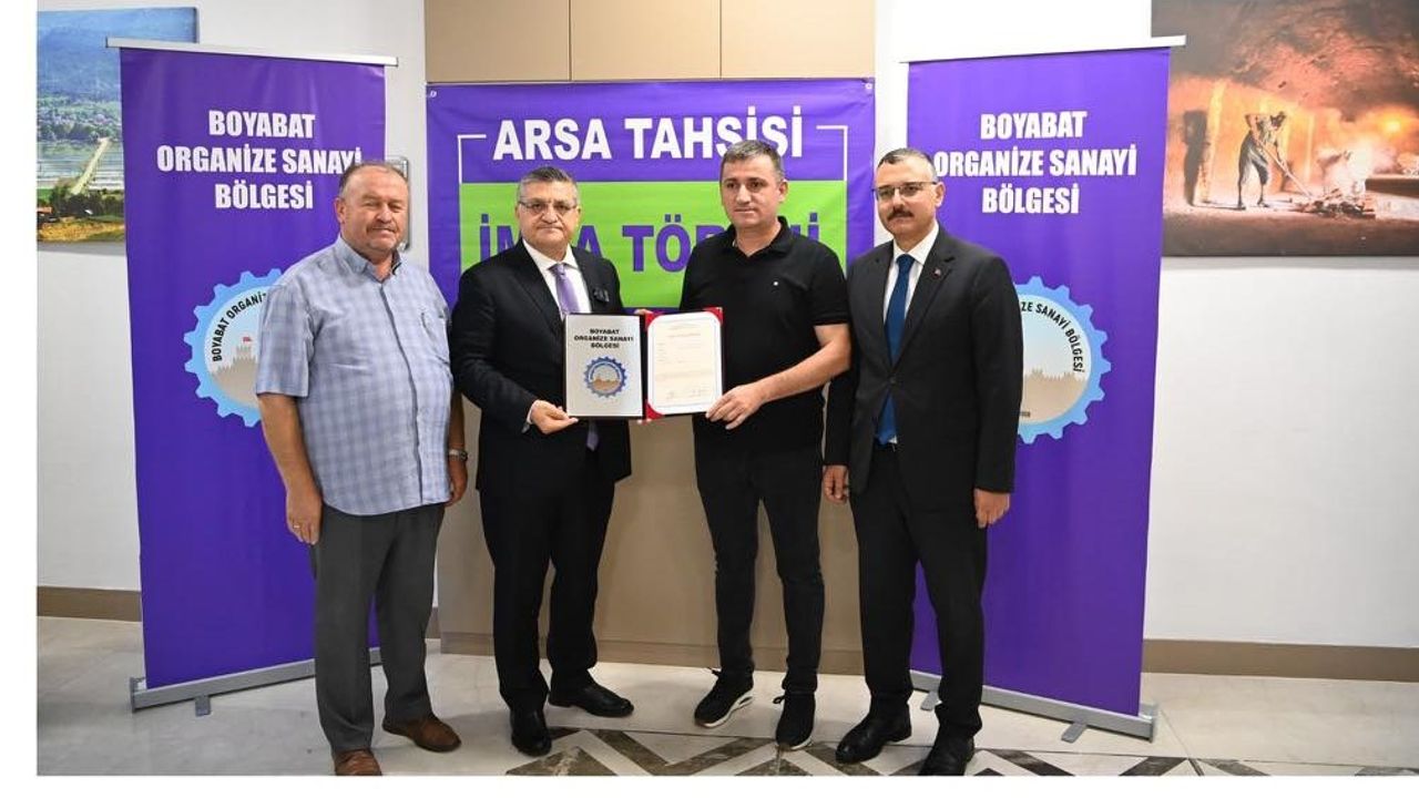 Boyabat OSB’de 422 Milyon TL’lik Dev Yatırım Hayata Geçiyor