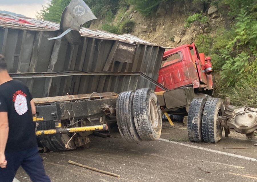Çangal Dağı’nda Trafik Kazası