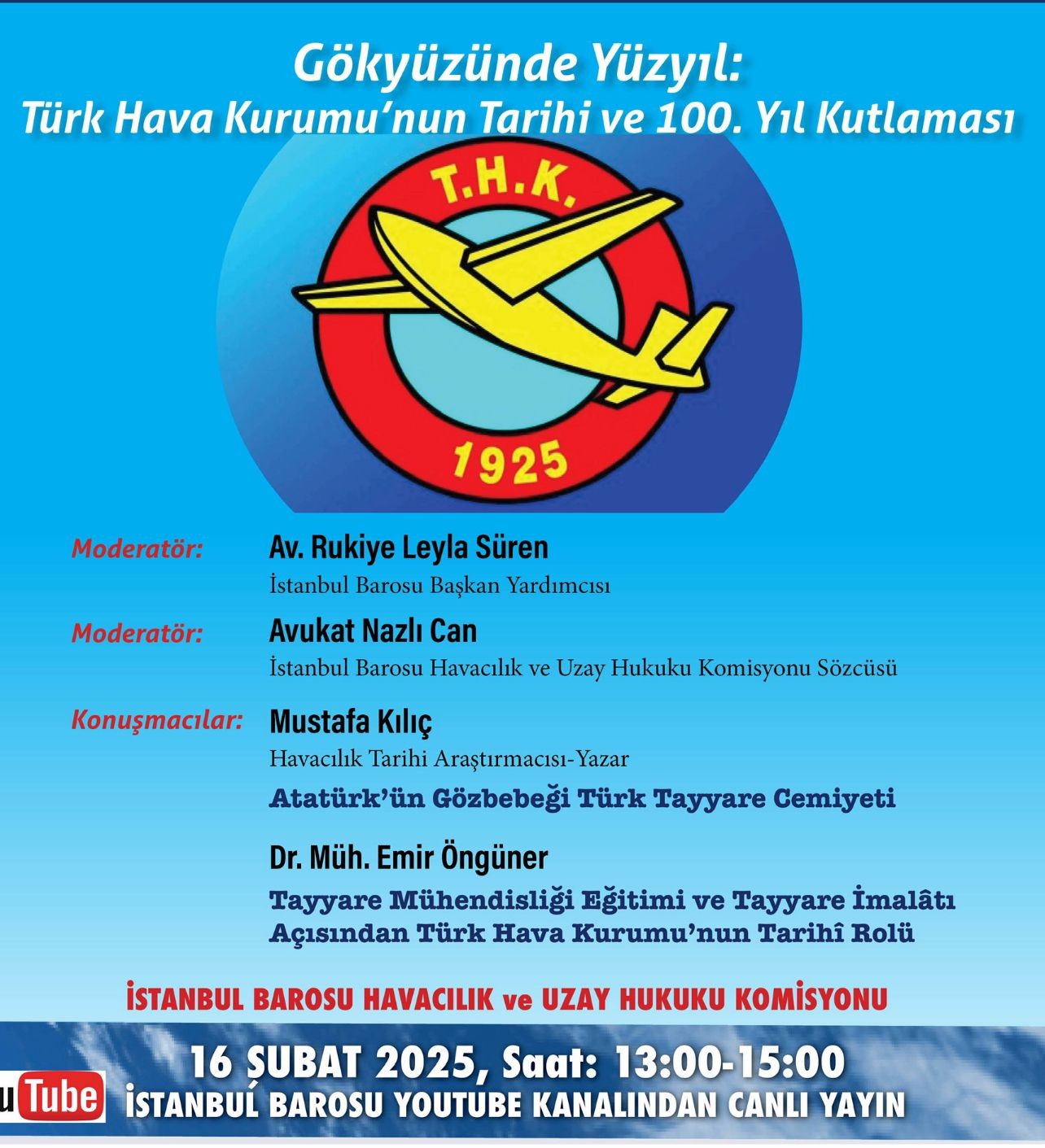 TÜRK TAYYARE CEMİYETİ 100 YAŞINDA