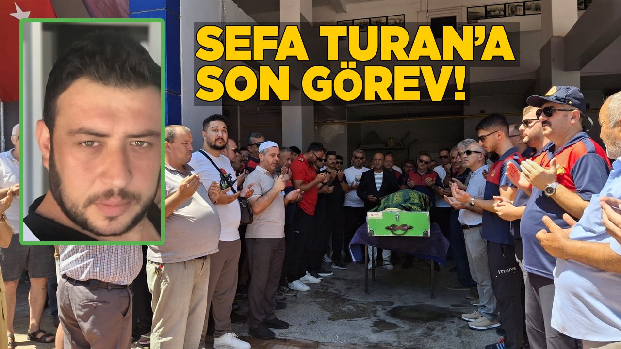 Görev Başında Hayatını Kaybeden İtfaiyeci İçin Anlamlı Veda Töreni Düzenlendi