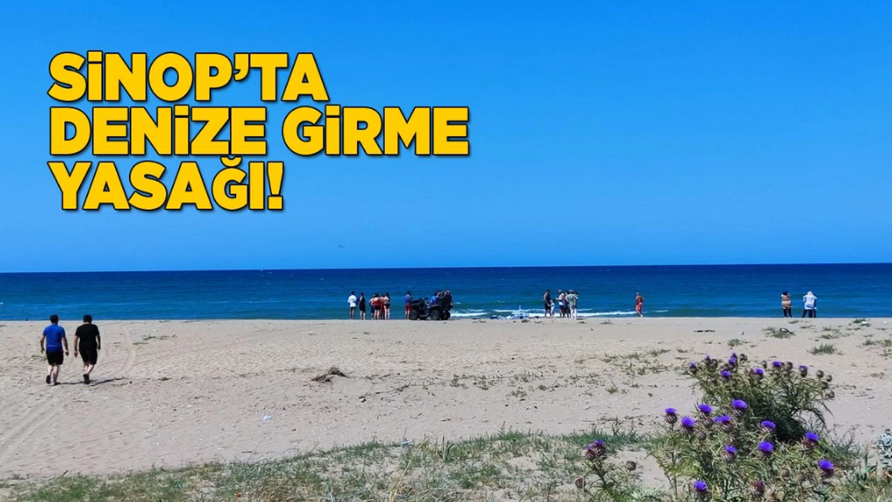 Sinop Kuzey Sahillerinde Denize Giriş Yasağına İlişkin Güncel Duyuru