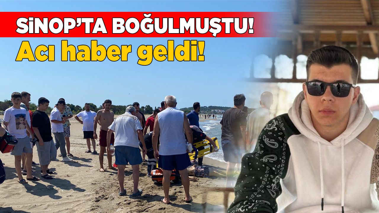 Sinop’ta Denizde Boğulan Gençten Acı Haber: Yaşam Mücadelesini Kaybetti
