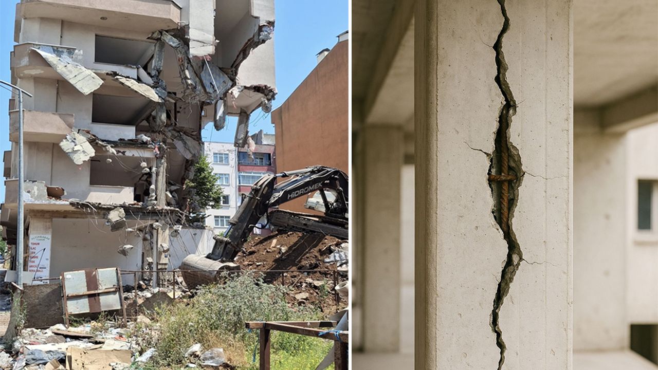 Sinop’ta Riskli Olarak Belirlenen Bina Kontrollü Şekilde Yıkılıyor