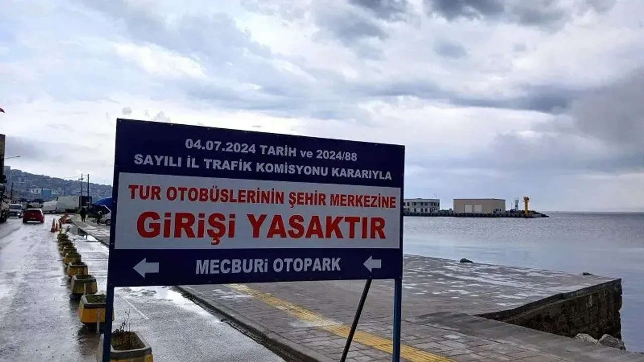 Sinop’ta Tur Otobüsleri İçin Yeni Trafik Düzenlemeleri ve Güzergah Değişiklikleri