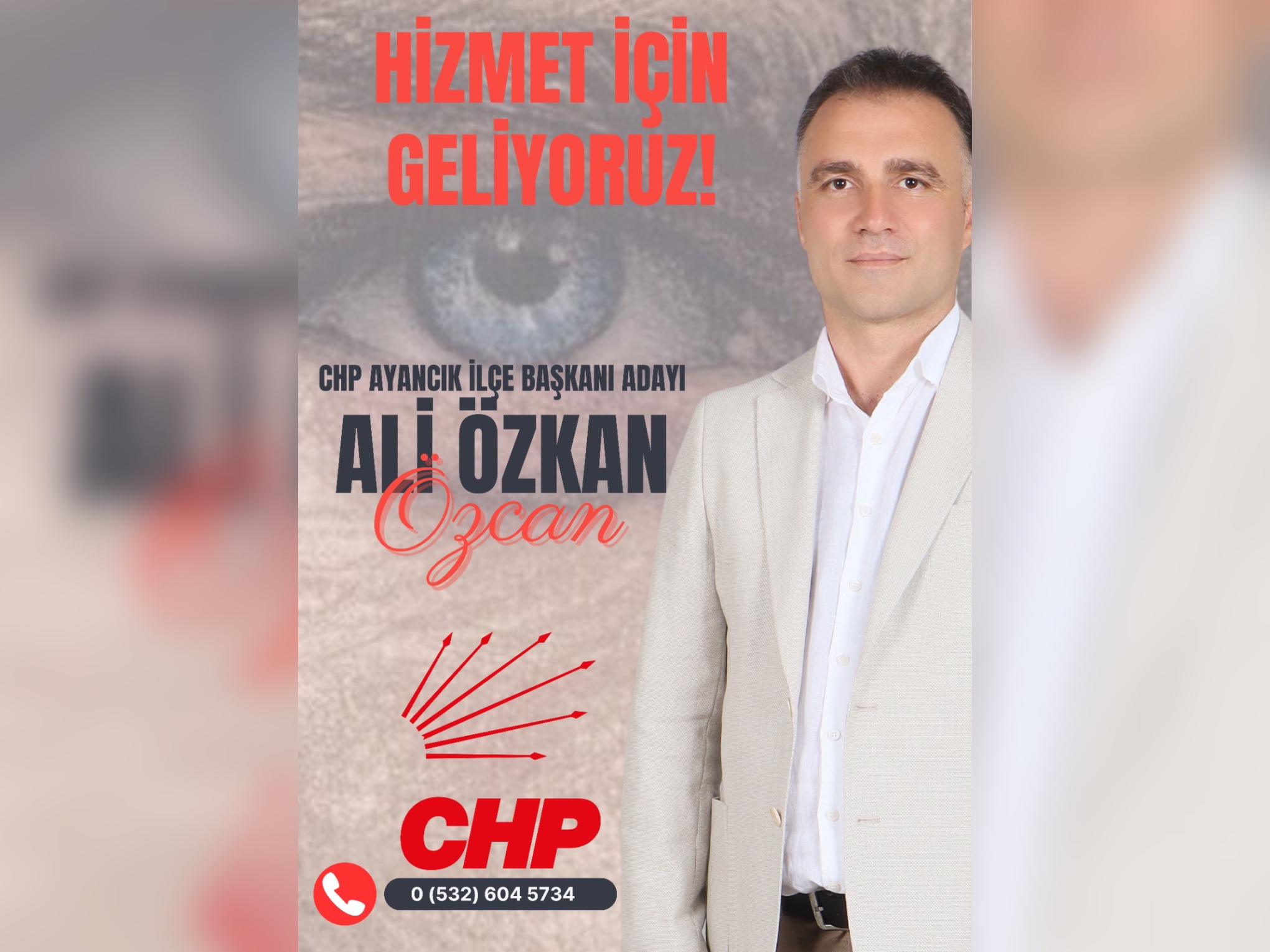 CHP Ayancık İlçe Başkan Adayı Ali Özkan Özcan’dan Delege Seçimleri Duyurusu