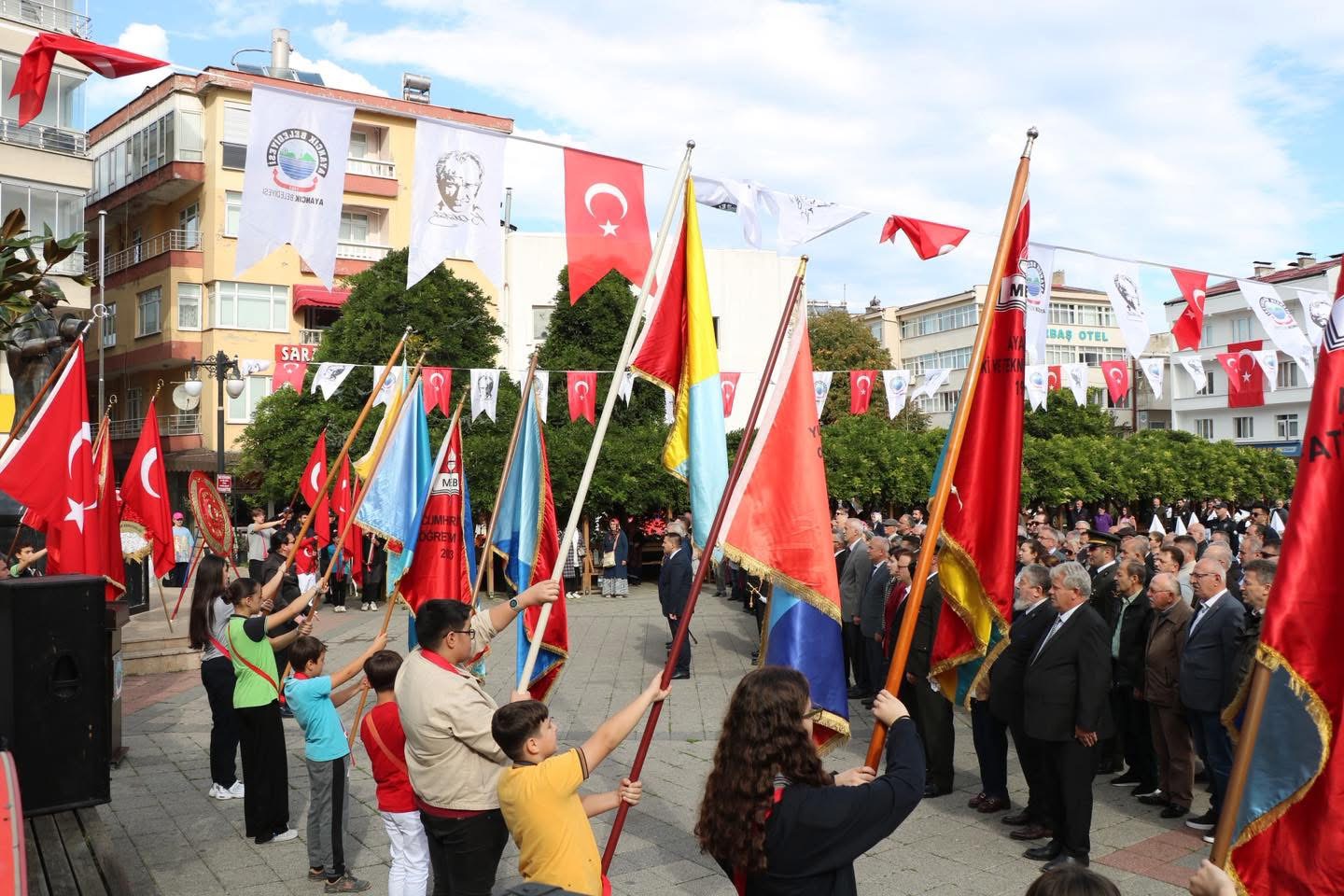 29 Ekim Cumhuriyet Bayramı Çelenk Sunma Töreni