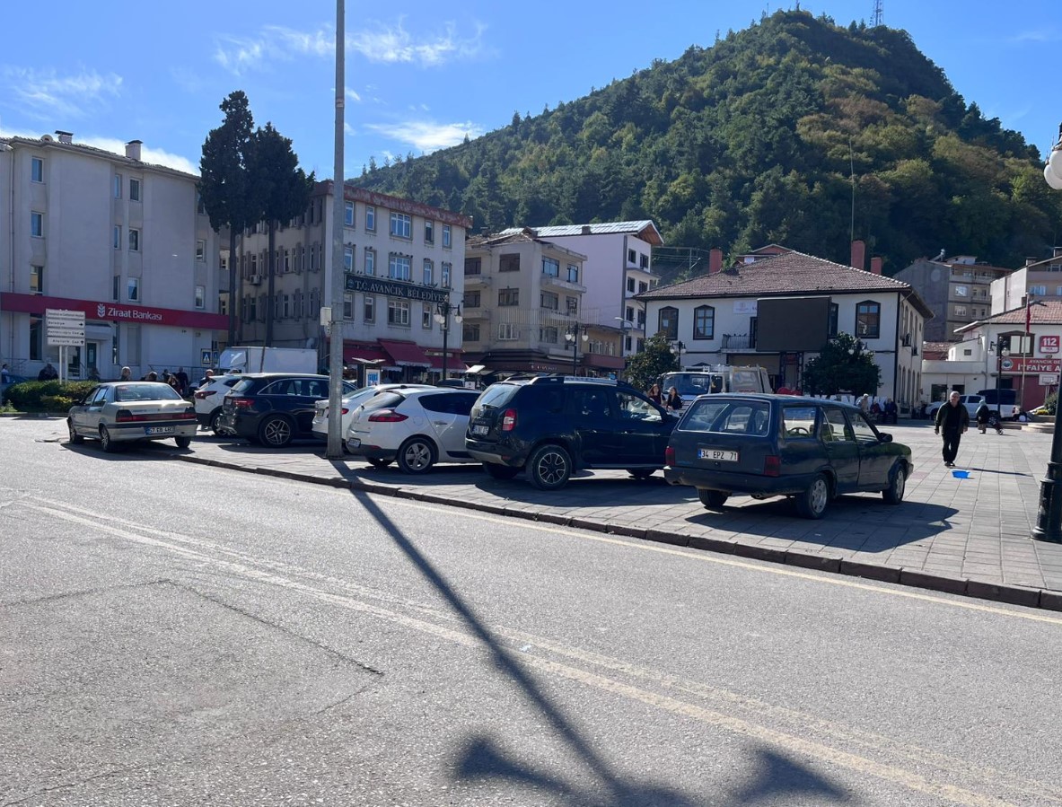 Ayancık Meydanı’na Duba Konuldu