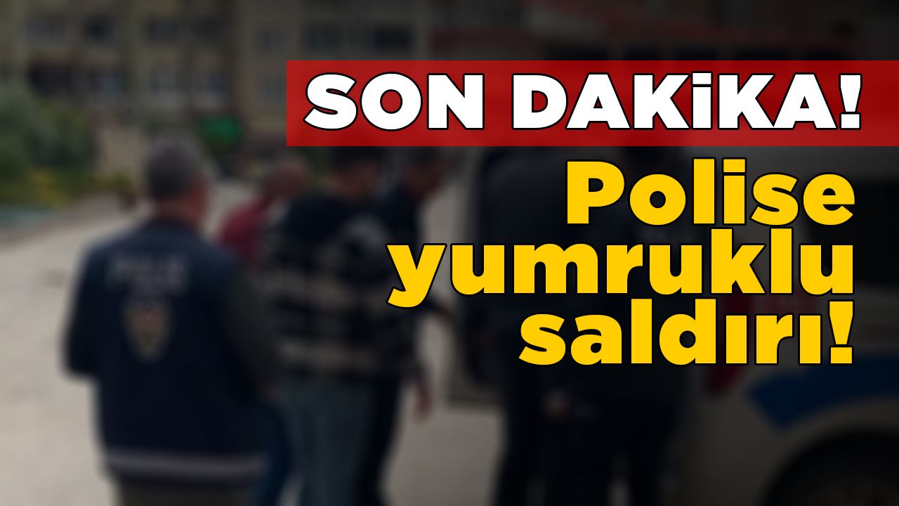 Kaymakamlıkta görevli polise yumruklu saldırı!