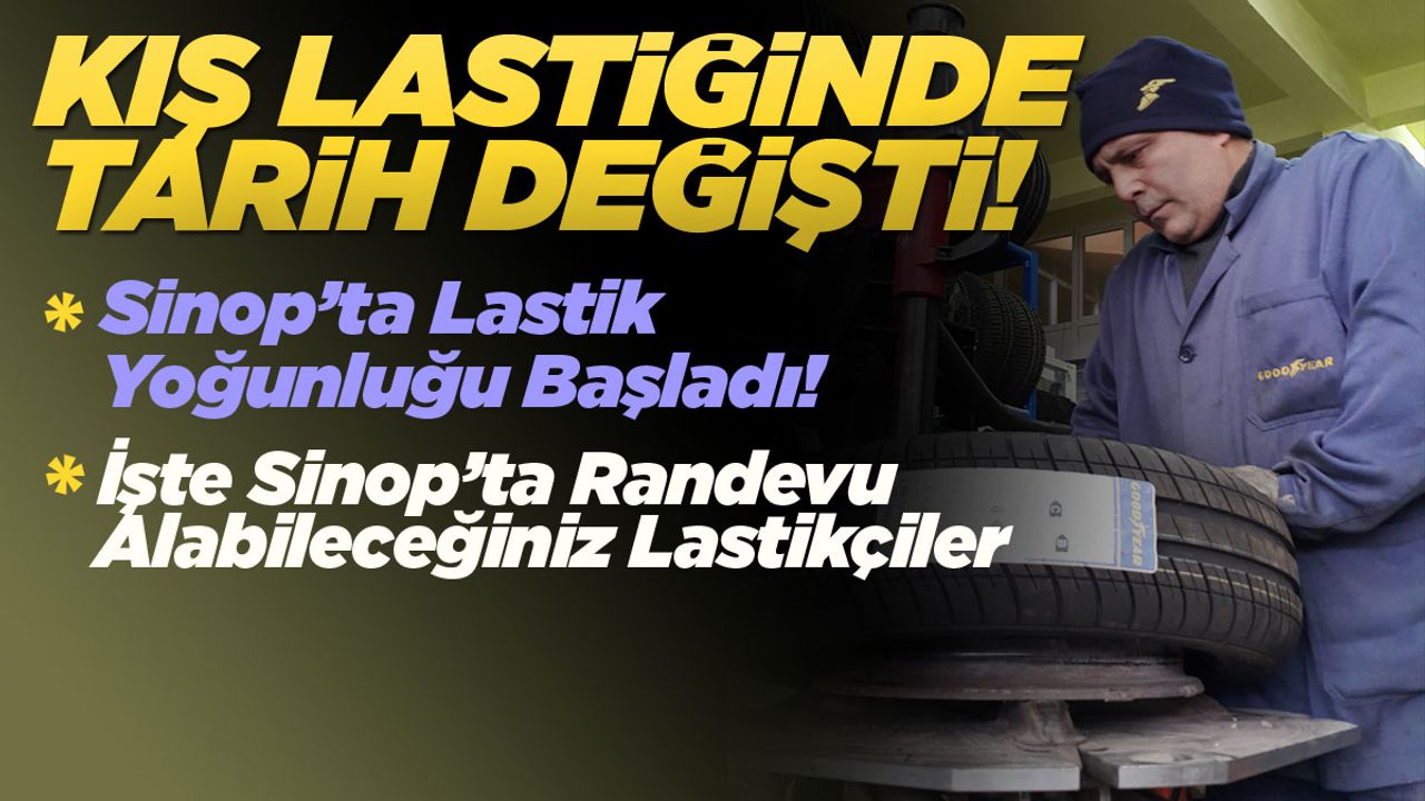 Kış lastiği takma tarihi değişti!