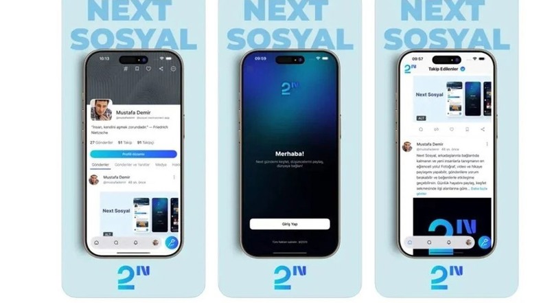 Next Sosyal’e Kayıt Adımları