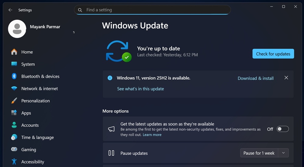 Windows 11 25H2 Güncellemesi Tüm Kullanıcılara Açıldı