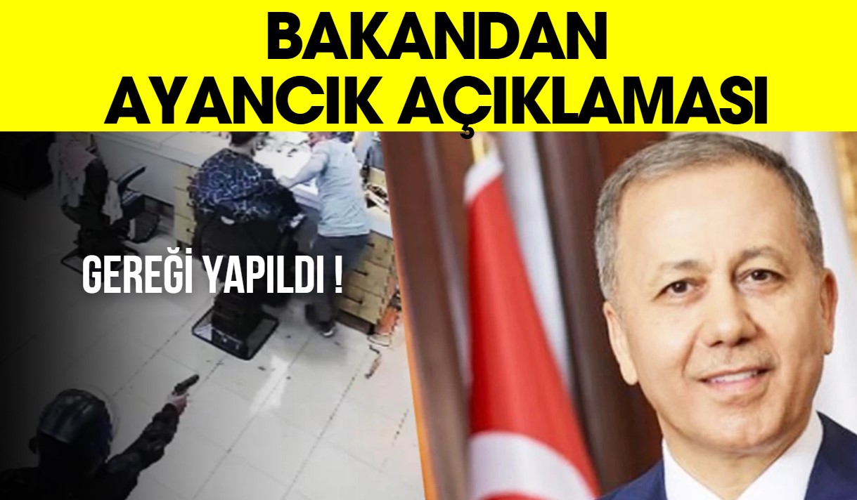 İçişleri Bakanı Yerlikaya Ayancık’taki Silahlı Saldırıyla İlgili Açıklama Yaptı