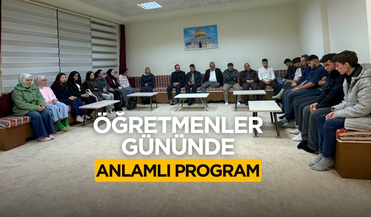 Öğretmenler Gününde Anlamlı Program